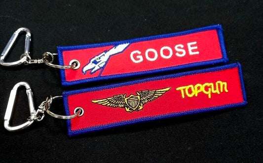 RBF絕版  GOOSE TOP GUN key chain KEY CHAIN 鑰匙 K120-GOOSE *free shipping* 全球免運費