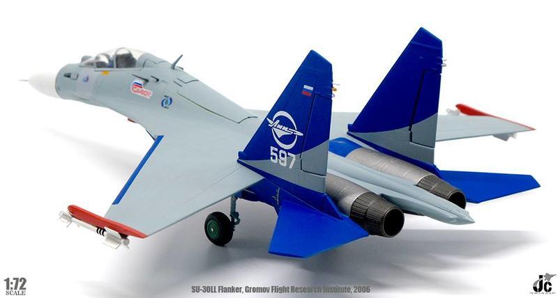 RBF絕版 JC 金屬 1:72 SU-30LL 格羅莫夫飛行研究所2006  JCW-72-SU30-006 *free shipping* 全球免運費