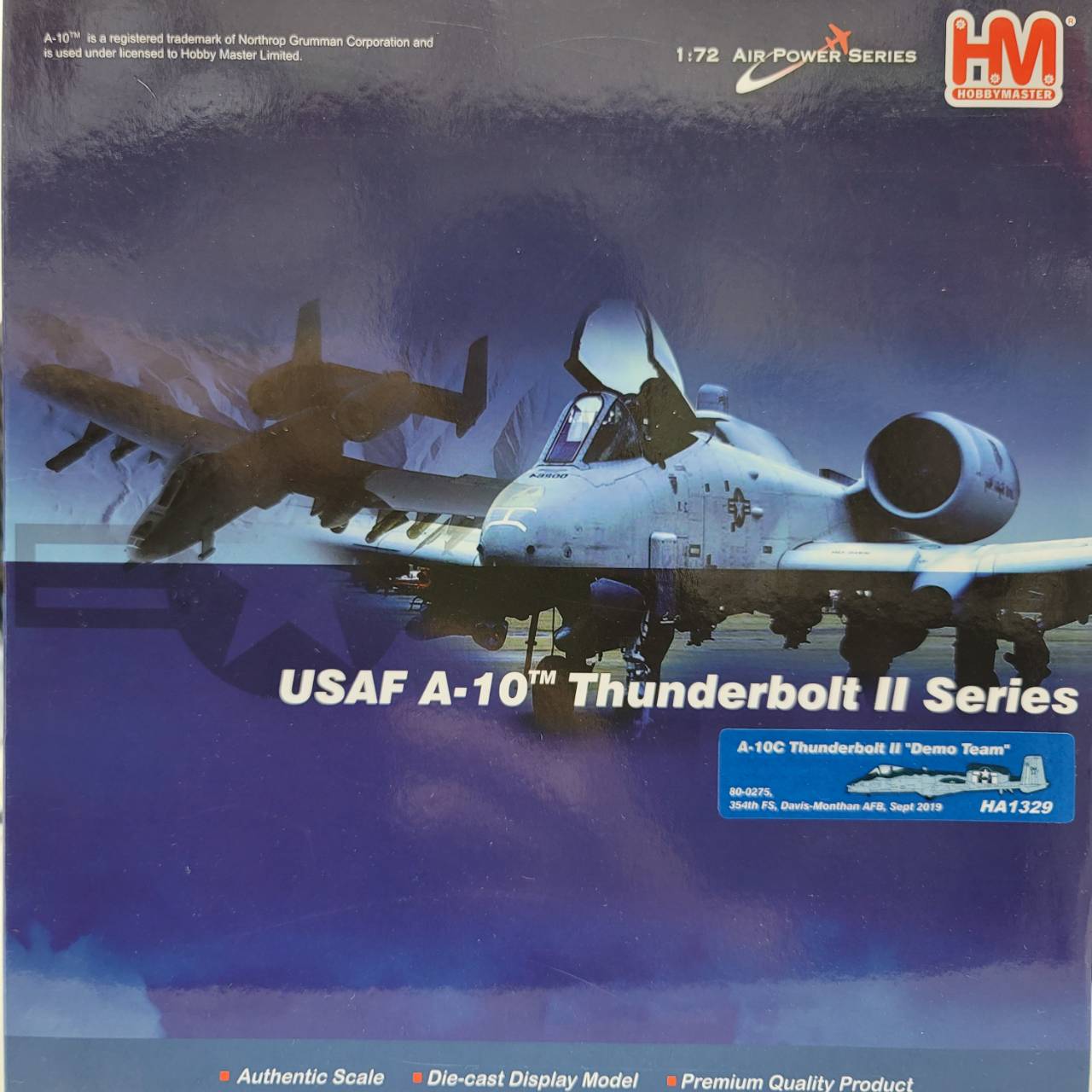 RBF絕版 HM 金屬 A-10C Thunderbolt II Demo Team 80-02 HA1329 *free shipping* 全球免運費