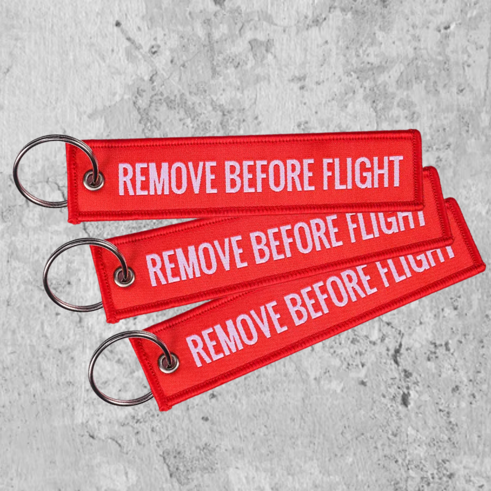 RBF 現貨 REMOVE BEFORE FLIGHT keychain 13cm 鑰 K1303-RBFR 全球免運 Free Shipping Worldwide