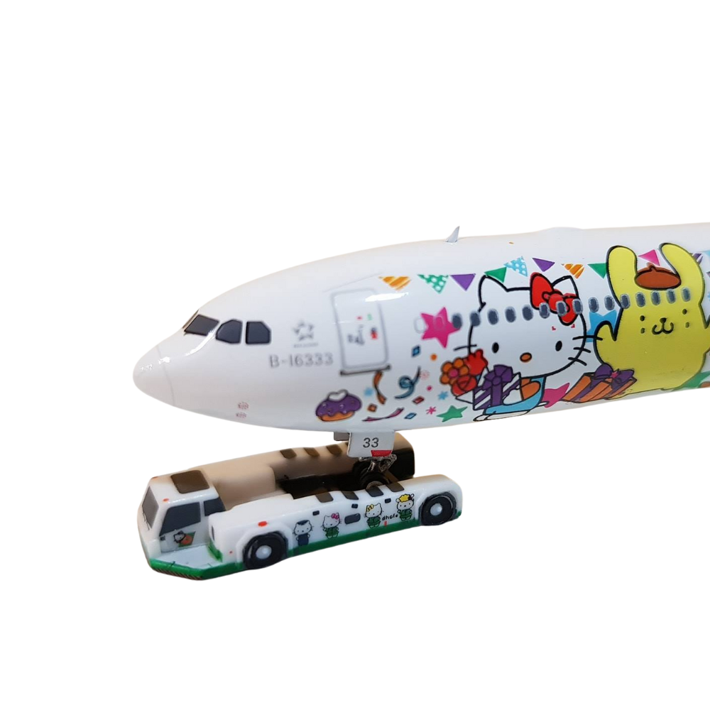 RBF現貨 JC 金屬 1:400 EVA AIR HELLO KITTY 綠 TOW CAR XX4120 *free shipping* 全球免運費
