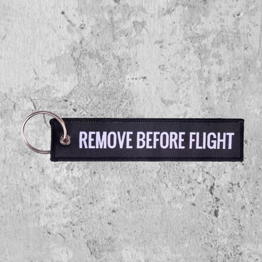 RBF 現貨 REMOVE BEFORE FLIGHT keychain 13cm 鑰 K1303-RBFBK 全球免運 Free Shipping Worldwide
