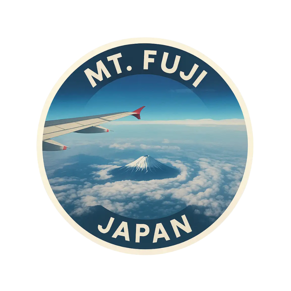 RBF現貨 MT. FUJI 10CM STICKER 貼紙 S-MFJ *free shipping* 全球免運費