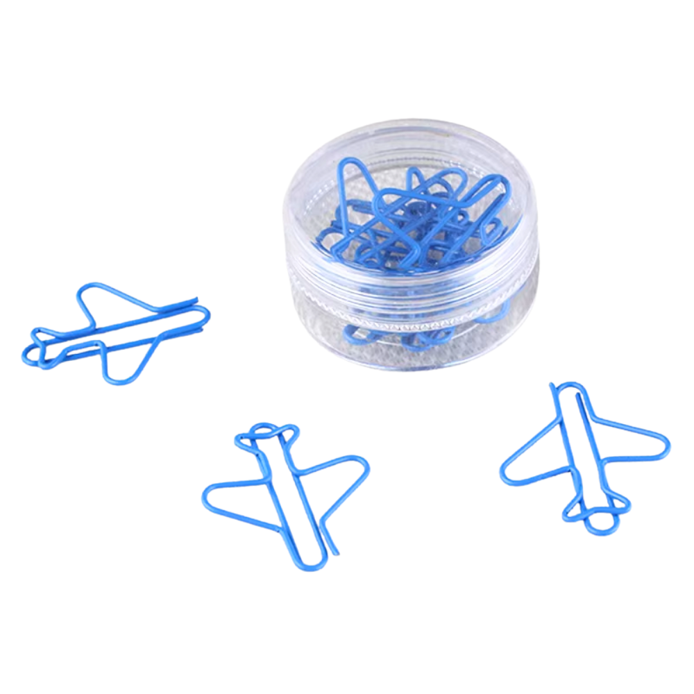 RBF 現貨 Airplane paper clip 20PC 迴紋針 APC-B 全球免運 Free Shipping Worldwide