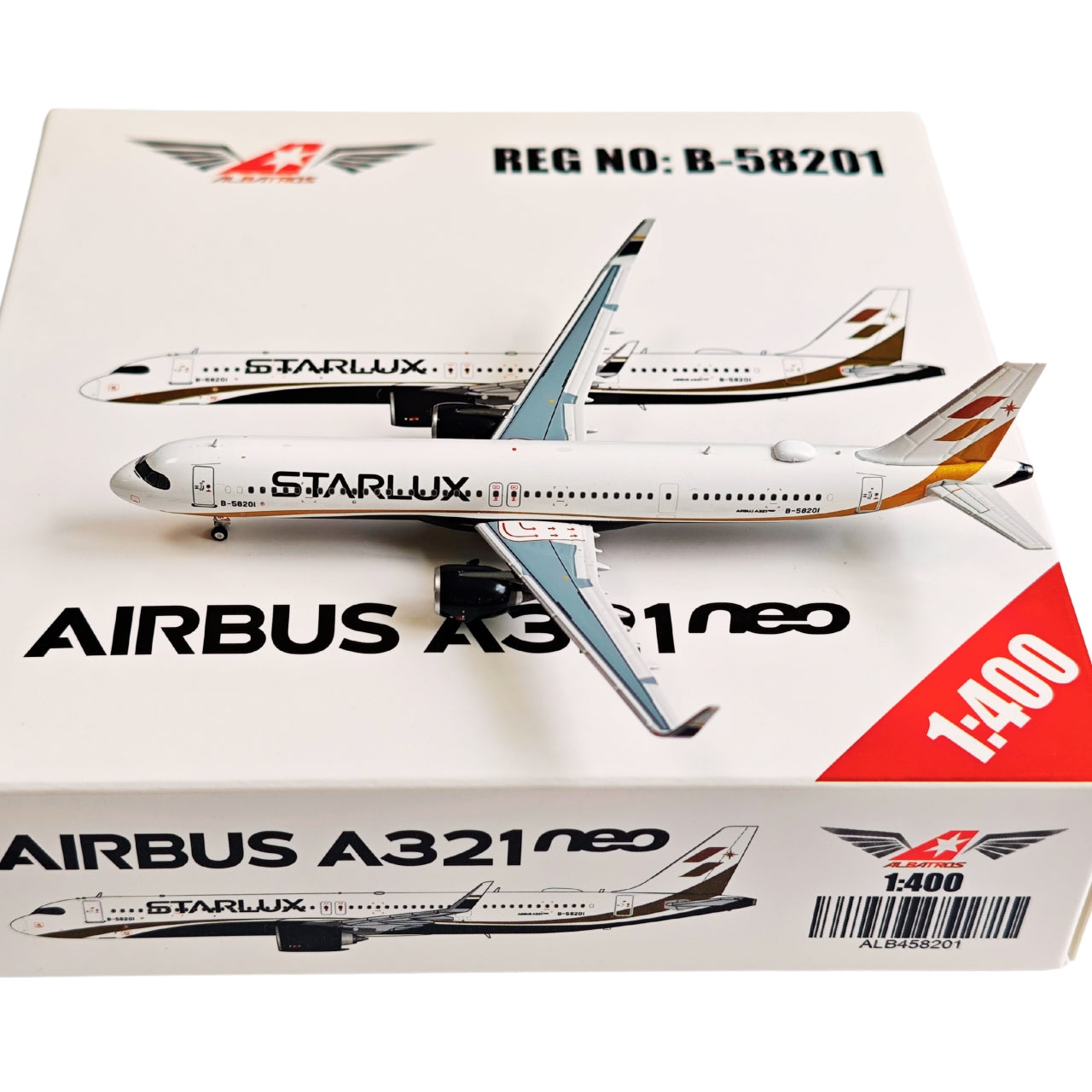 RBF現貨 ALB 金屬 1:400 STARLUX A321 ALB458201 *free shipping* 全球免運費