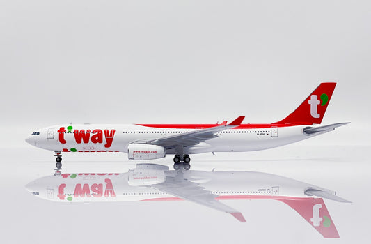 RBF現貨 JC 金屬 1:400 T'Way Air A330-300 HL8500 LH4285 *free shipping* 全球免運費