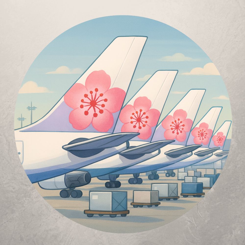 RBF現貨 CHINA AIRLINES sticker 7cm 貼紙 S7-CIT 全球免運 Free Shipping Worldwide