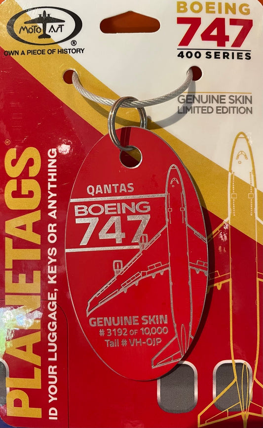 RBF絕版   PLANETAG QANTAS 747-400 Series PLAN 80774862196 *free shipping* 全球免運費