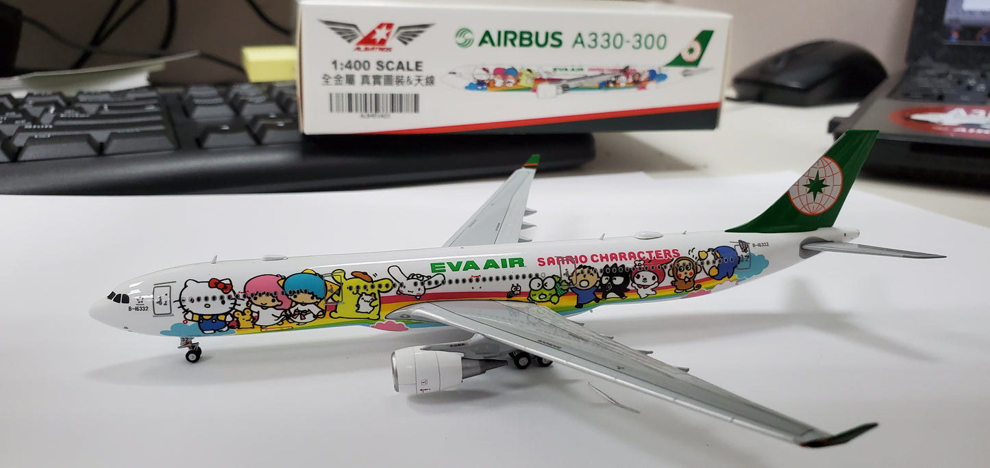 RBF現貨 ALB 金屬 1:400 EVA AIR A330-300 B-16332 夢想 ALB4EVA03 *free shipping* 全球免運費