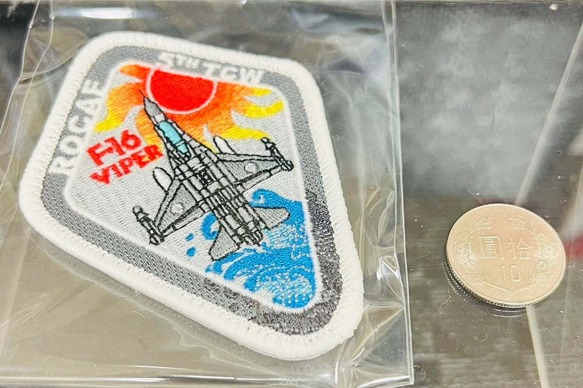 RBF現貨  F-16 VIPER PATCH ROCAF 臂章 ARM-5TCW *free shipping* 全球免運費