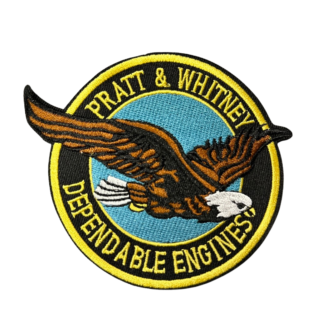 RBF現貨  Pratt & Whitney Patch 10cm 臂章 ARM-PWDE *free shipping* 全球免運費