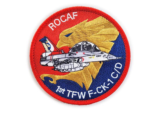 RBF現貨  ROCAF F-CK-1 10CM PATCH 臂章 ARM-R1TFCC *free shipping* 全球免運費