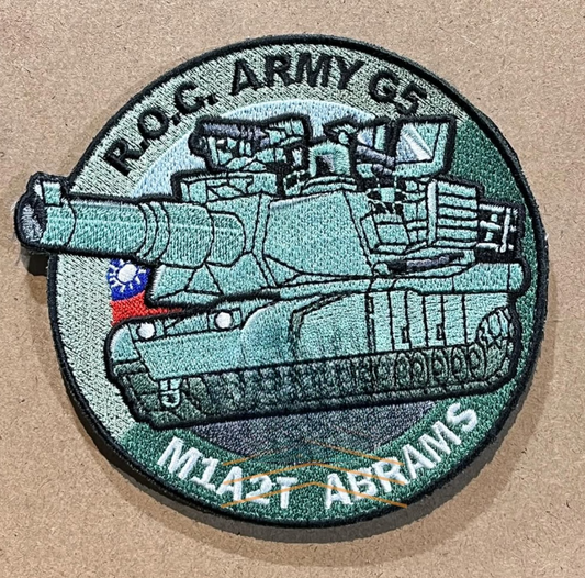 RBF現貨  ROC M1A2 ABRAMS PATCH 10CM 臂章 ARM-RAGMA *free shipping* 全球免運費