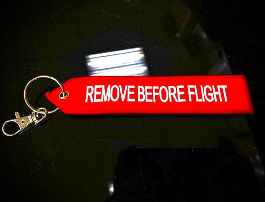 RBF現貨  REMOVE BEFORE FLIGHT KEY CHAIN 鑰匙圈 KEY001 *free shipping* 全球免運費