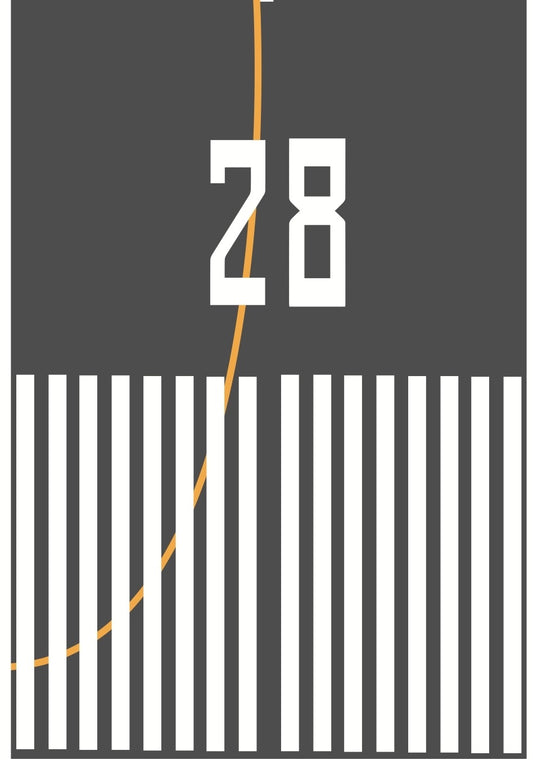 RBF現貨  1:400 RUNWAY 28 SCENE 機場 跑道 RUNWAY 佈 RWY28-A4 *free shipping* 全球免運費