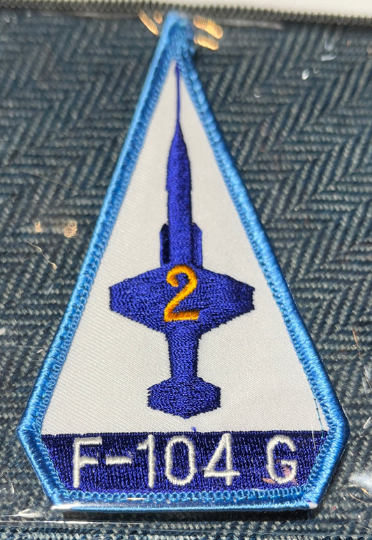 RBF現貨  F-104G MACH 2 PATCH 臂章 ARM-F104G2 *free shipping* 全球免運費
