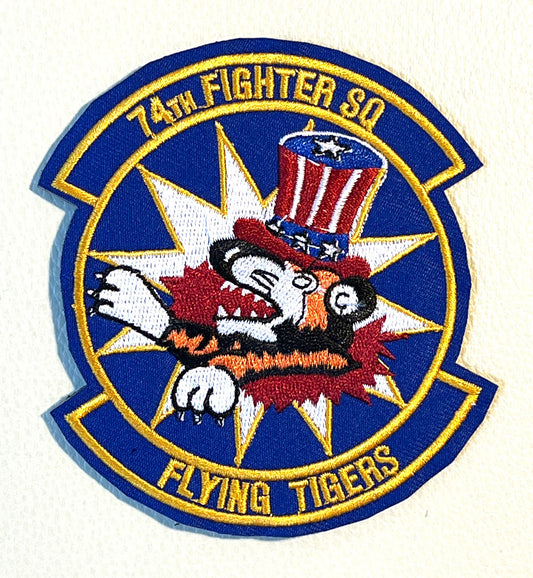 RBF現貨  FLYING TIGER 74TH 10CM PATCH 臂章 ARM-74SQ *free shipping* 全球免運費