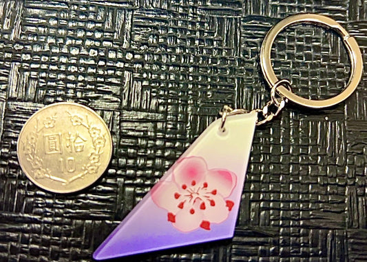 RBF現貨   CHINA AIRLINES Acrylic KEY CHAIN KE K200-CI *free shipping* 全球免運費