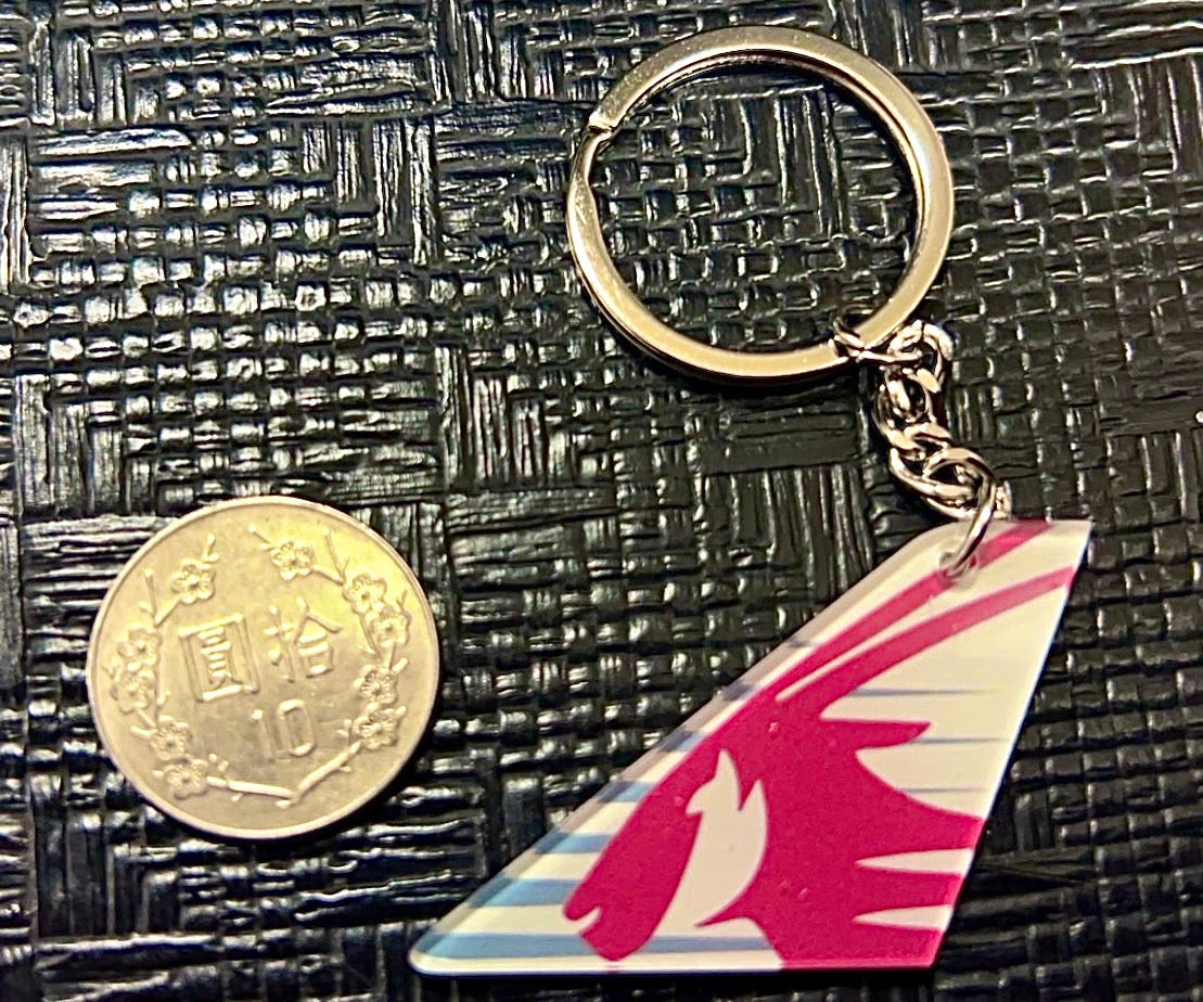 RBF絕版  QATAR Acrylic KEY CHAIN KEY CHAIN 鑰匙 K200-QR *free shipping* 全球免運費