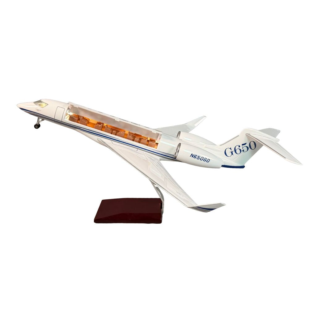 RBF 1:50 Gulfstream G650 cutaway Q101-1 全球免運 Free Shipping Worldwide