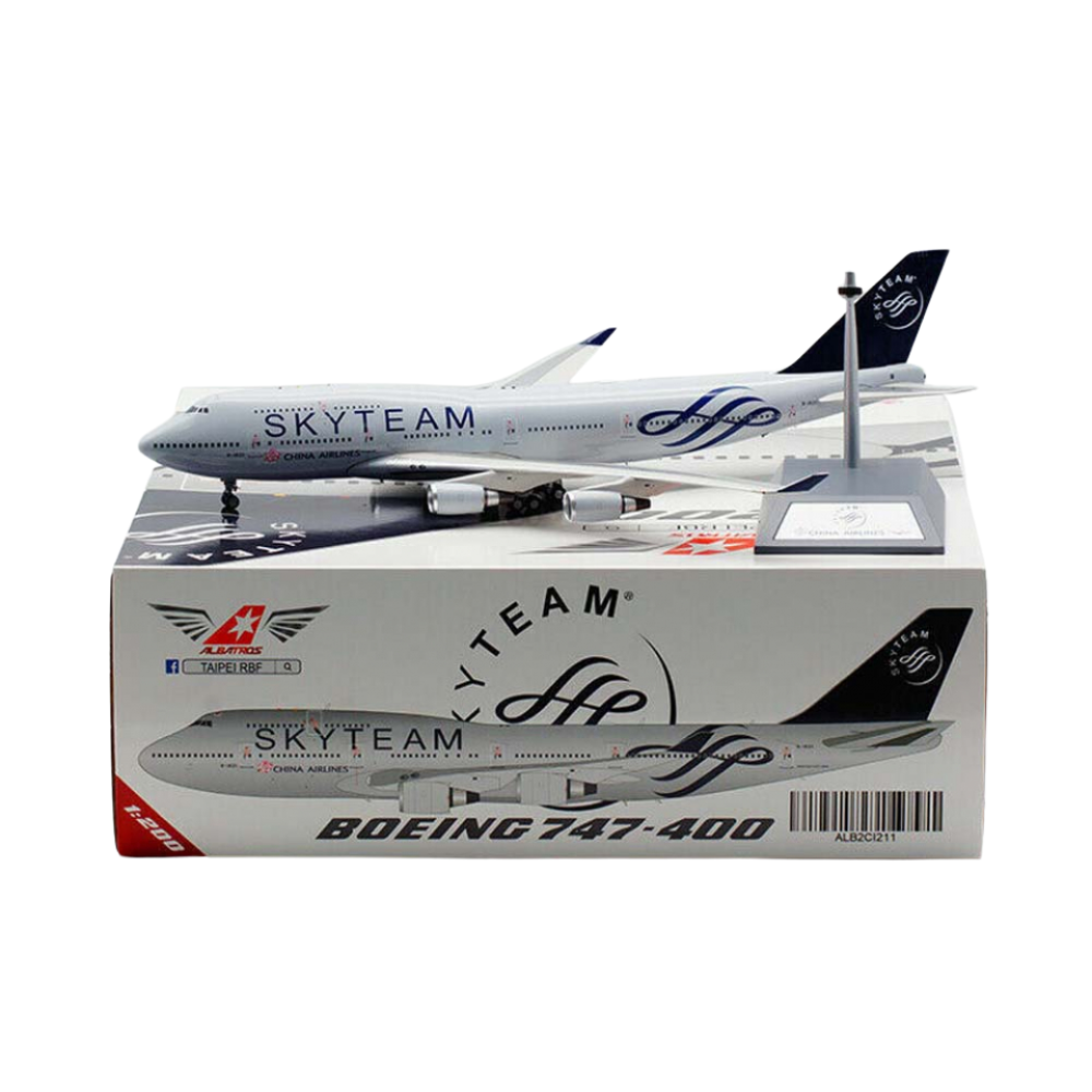RBF現貨 ALB 金屬 1:200 CHINA AIRLINES 747-400 B-18211 ALB2CI211 *free shipping* 全球免運費