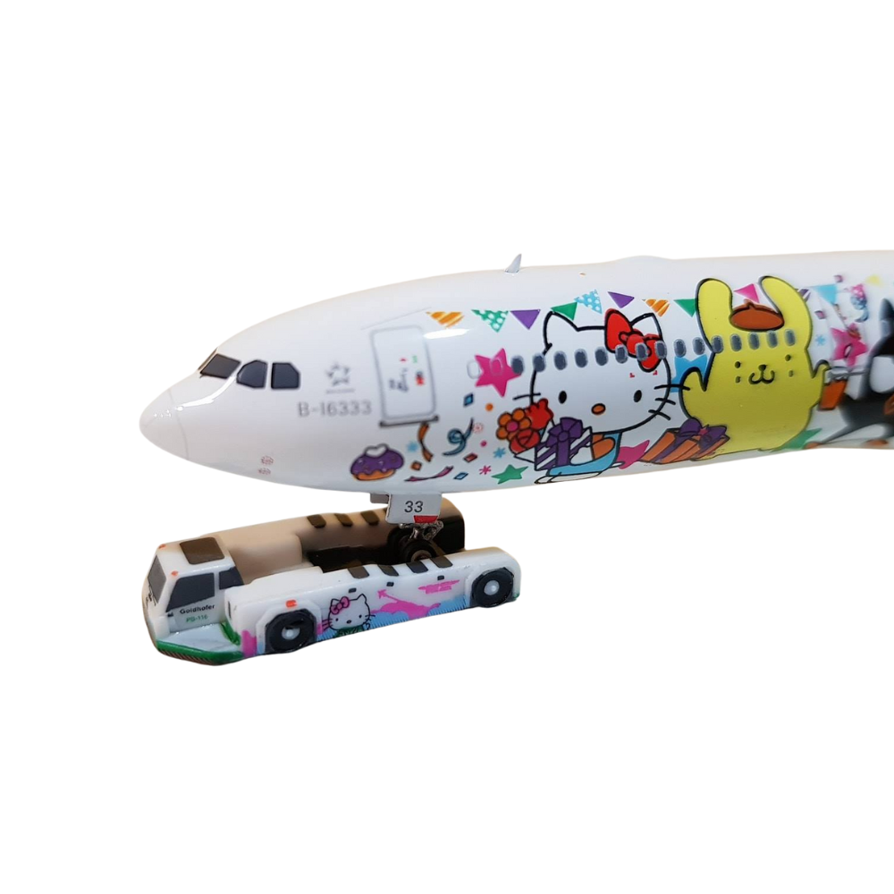 RBF現貨 JC 金屬 1:400 EVA AIR HELLO KITTY 粉紅 TOW CAR XX4119 *free shipping* 全球免運費