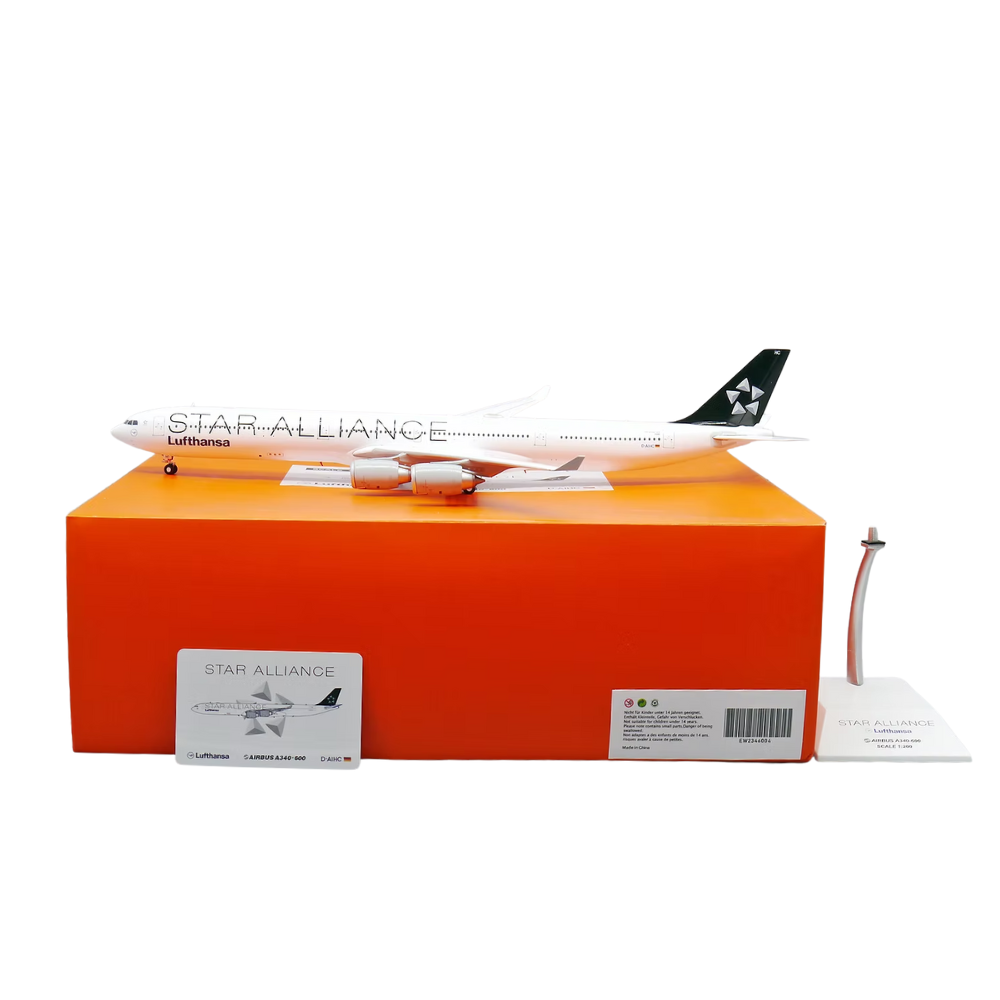 RBF現貨 JC 金屬 1:200 Lufthansa A340-600 D-AIHC EW2346004 *kostenloser Versand* 全球免運費