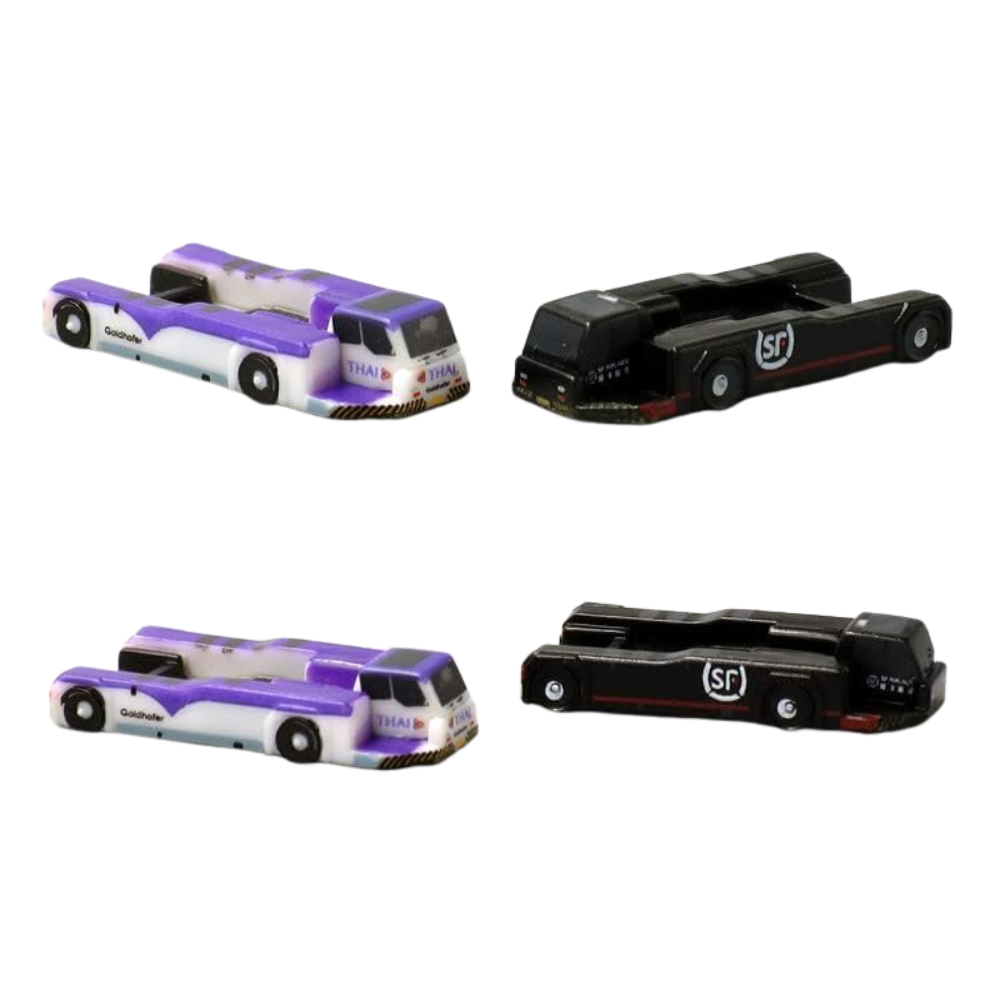 RBF現貨 JC 金屬 1:400 Push Back Tug 4in1 Set 2xThai, JCGSE012 *kostenloser Versand* 全球免運費