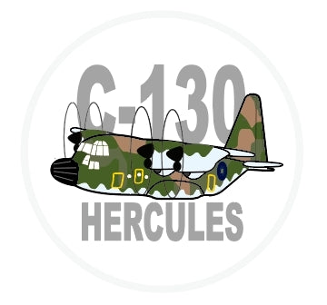 RBF現貨  ROCAF C-130 7CM STICKER 貼紙 S-C-130-TW *free shipping* 全球免運費