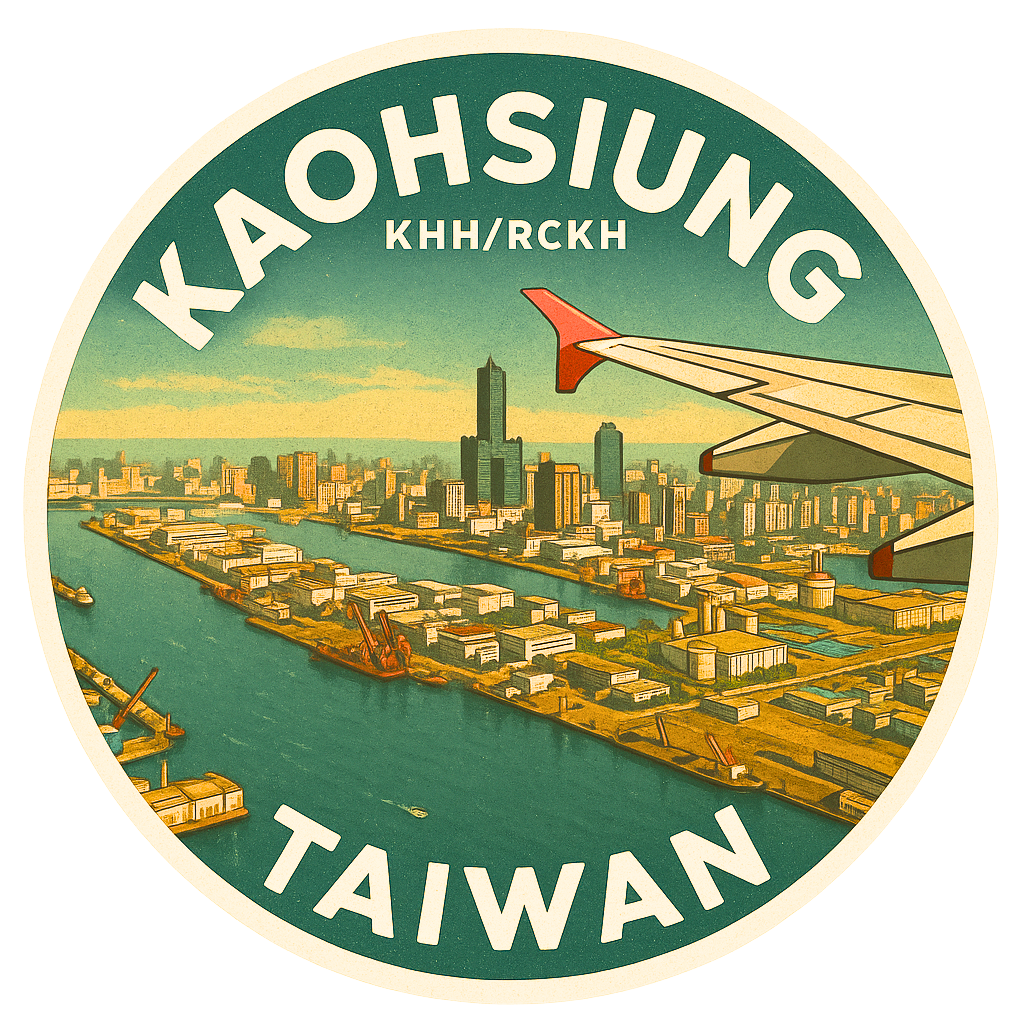 RBF現貨  KAOHSIUNG STICKER 10CM 貼紙 S-KKRTP *free shipping* 全球免運費