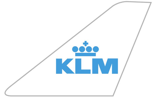 RBF現貨  KLM 10CM STICKER 貼紙 S-T-KL *free shipping* 全球免運費