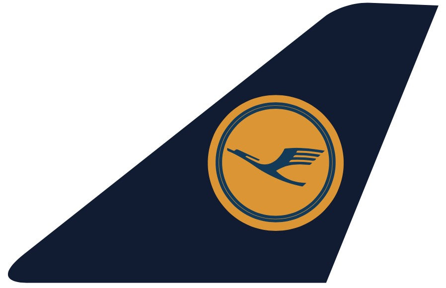 RBF現貨  LUFTHANSA 10CM STICKER 貼紙 S-T-LH *free shipping* 全球免運費