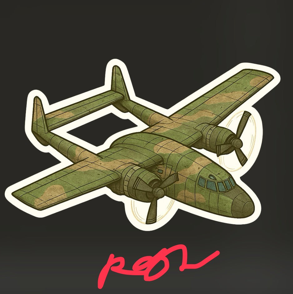 RBF現貨 C-119 10CM STICKER 貼紙 S10-C119 *free shipping* 全球免運費