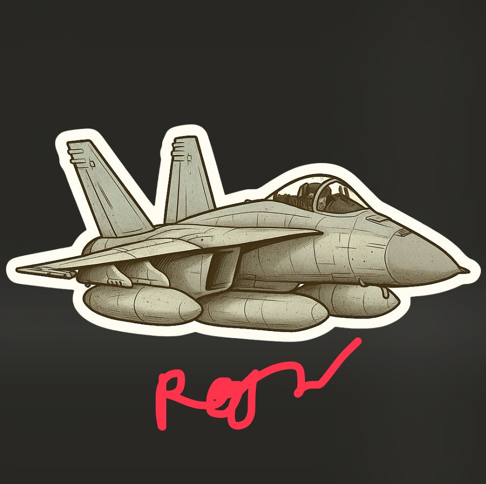 RBF-Aufkleber für F-18, 10 cm, Aufkleber für S10-F18 *kostenloser Versand*