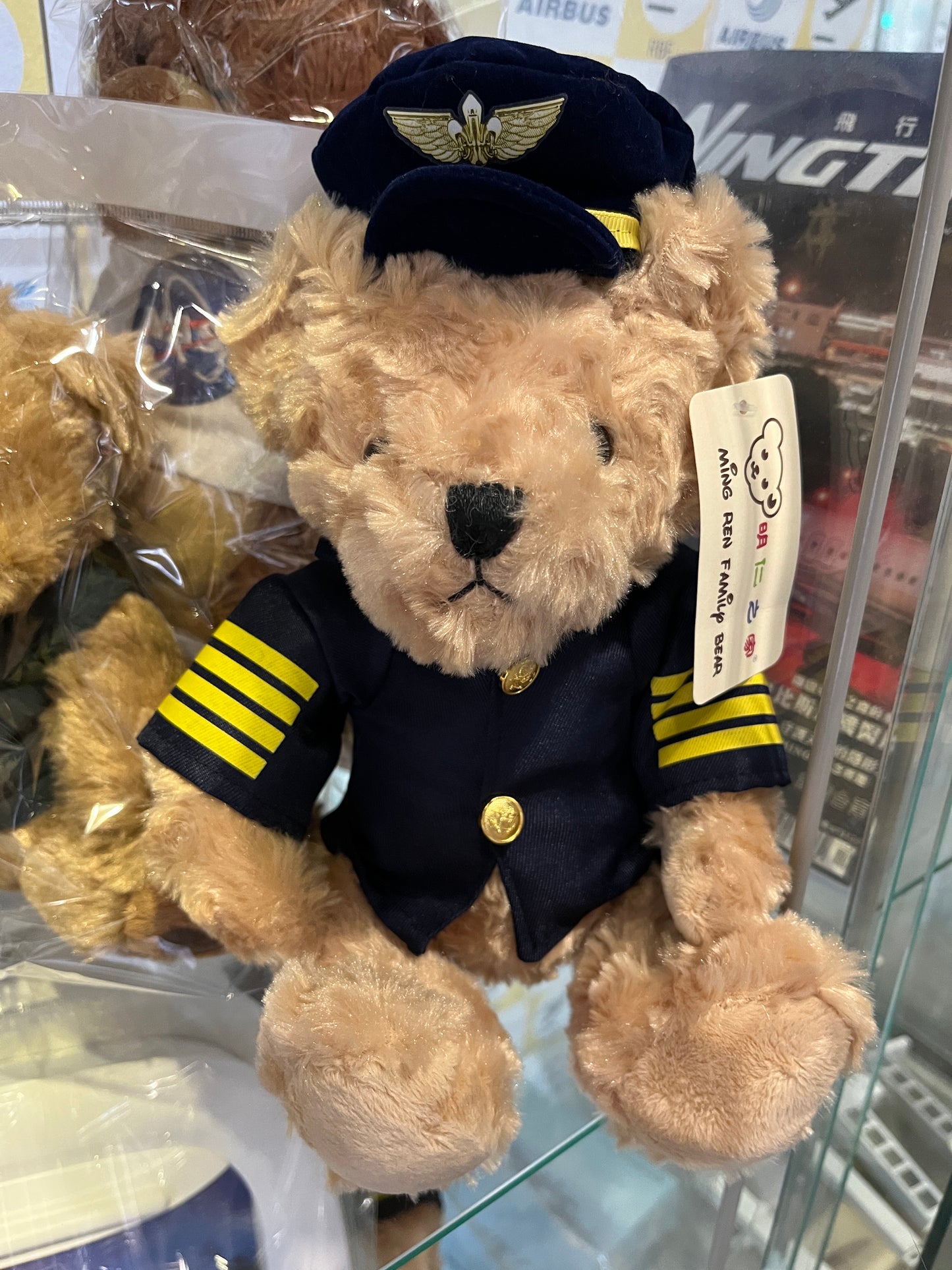 RBF絕版  Pilot Teddy Bear 機師泰迪熊 BEAR-1006 *free shipping* 全球免運費