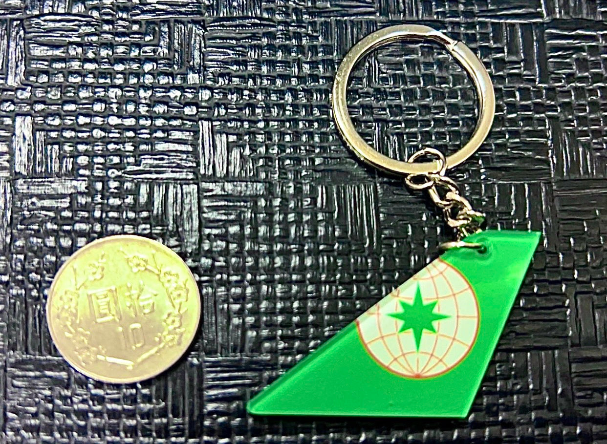 RBF現貨   EVA AIR Acrylic KEY CHAIN KEY CHAIN K200-BR *free shipping* 全球免運費