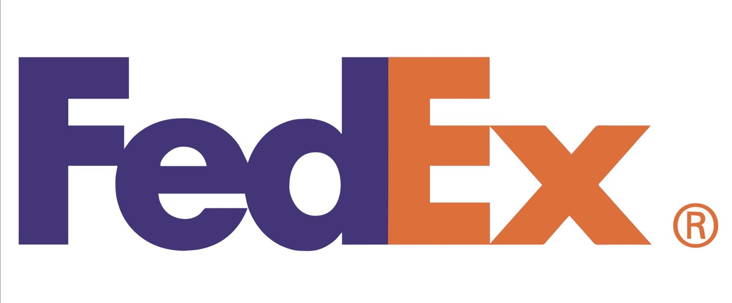 RBF現貨  Logo FEDEX 20X8.8 STICKER 貼紙 S-R-FEDEX *free shipping* 全球免運費
