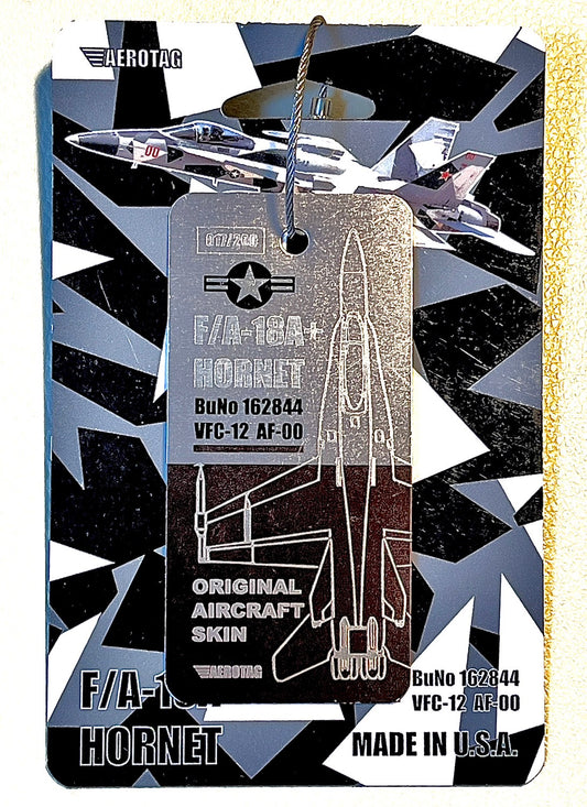 RBF現貨  F/A-18+ USN FUSELAGE TAG 蒙皮鑰匙圈 TAG-F18A-USN *free shipping* 全球免運費