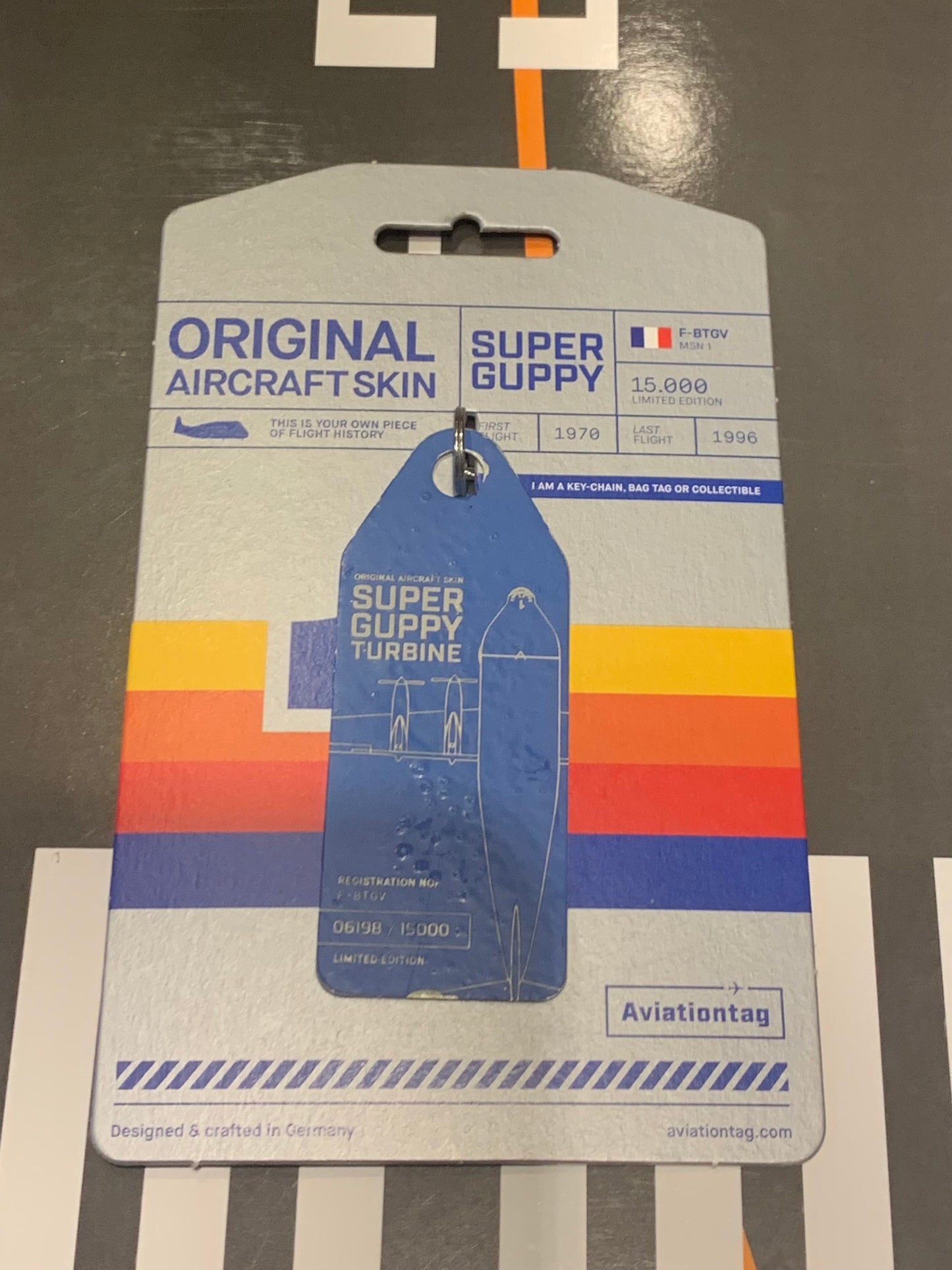 RBF現貨   AVIATIONTAG Super Guppy 4260411671633 *free shipping* 全球免運費