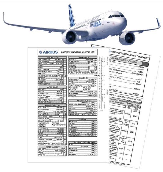 RBF現貨   Checklist AIRBUS A320 Family CHX320 *free shipping* 全球免運費