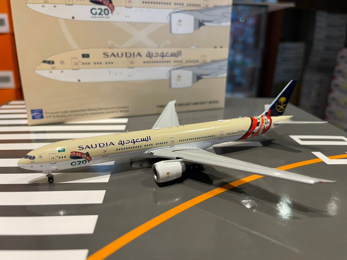 RBF絕版 JC 金屬 1:400 Saudi Aribian 777-300ER G20 FL XX4463A *free shipping* 全球免運費