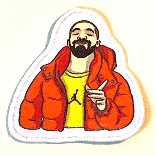 RBF現貨  DRAKE YES 10CM PATCH 臂章 ARM-DRAKEY *free shipping* 全球免運費