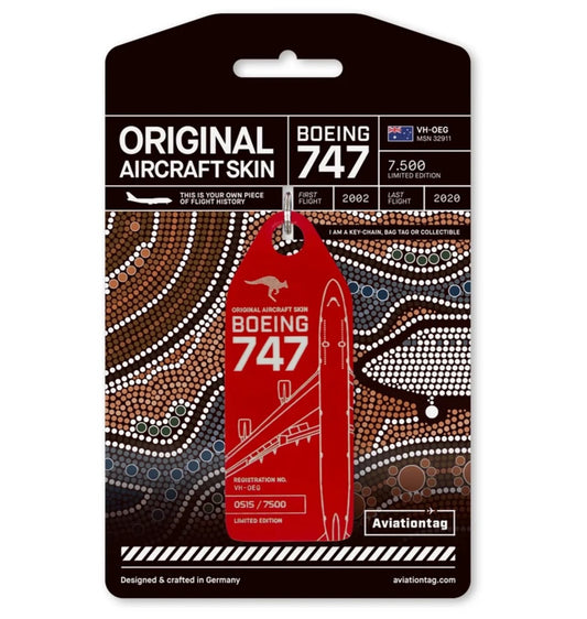 RBF現貨  Aviationtag QANTAS 747-400 4260411672159 *free shipping* 全球免運費