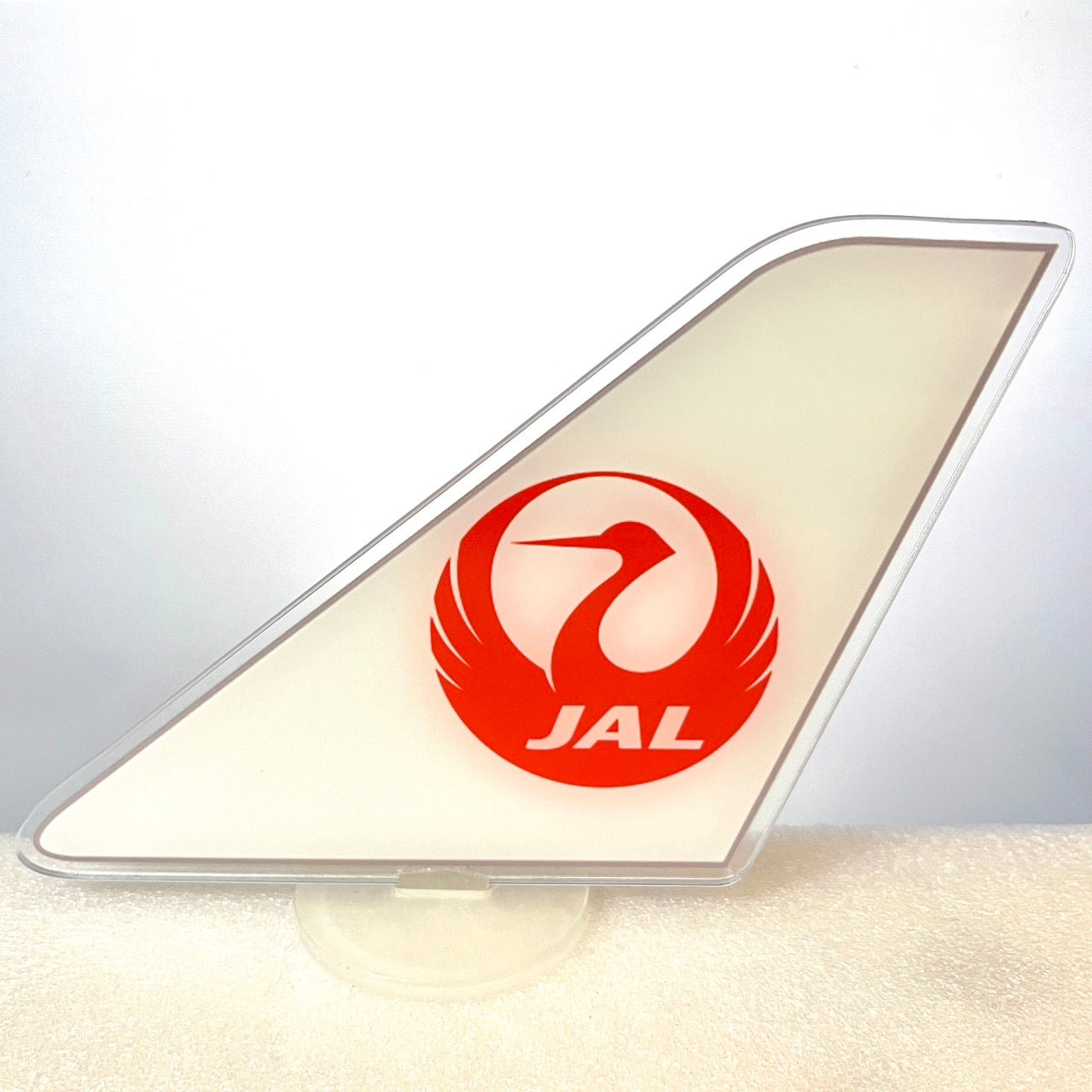 RBF現貨  JAL plastic tail 12x16cm 飛機尾翼 A1216-T-JL *free shipping* 全球免運費