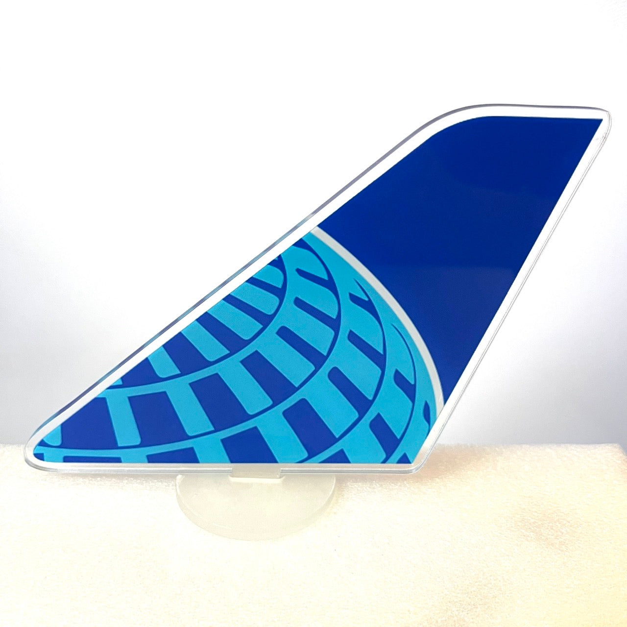 RBF絕版  United plastic tail 12x16cm 飛機尾翼 A1216-T-UA *free shipping* 全球免運費