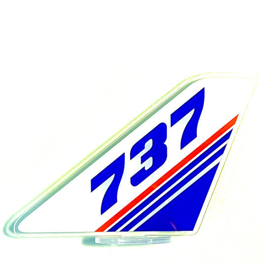 RBF絕版  737 Plastic tail 12x16cm 飛機尾翼 A1216-T-737 *free shipping* 全球免運費