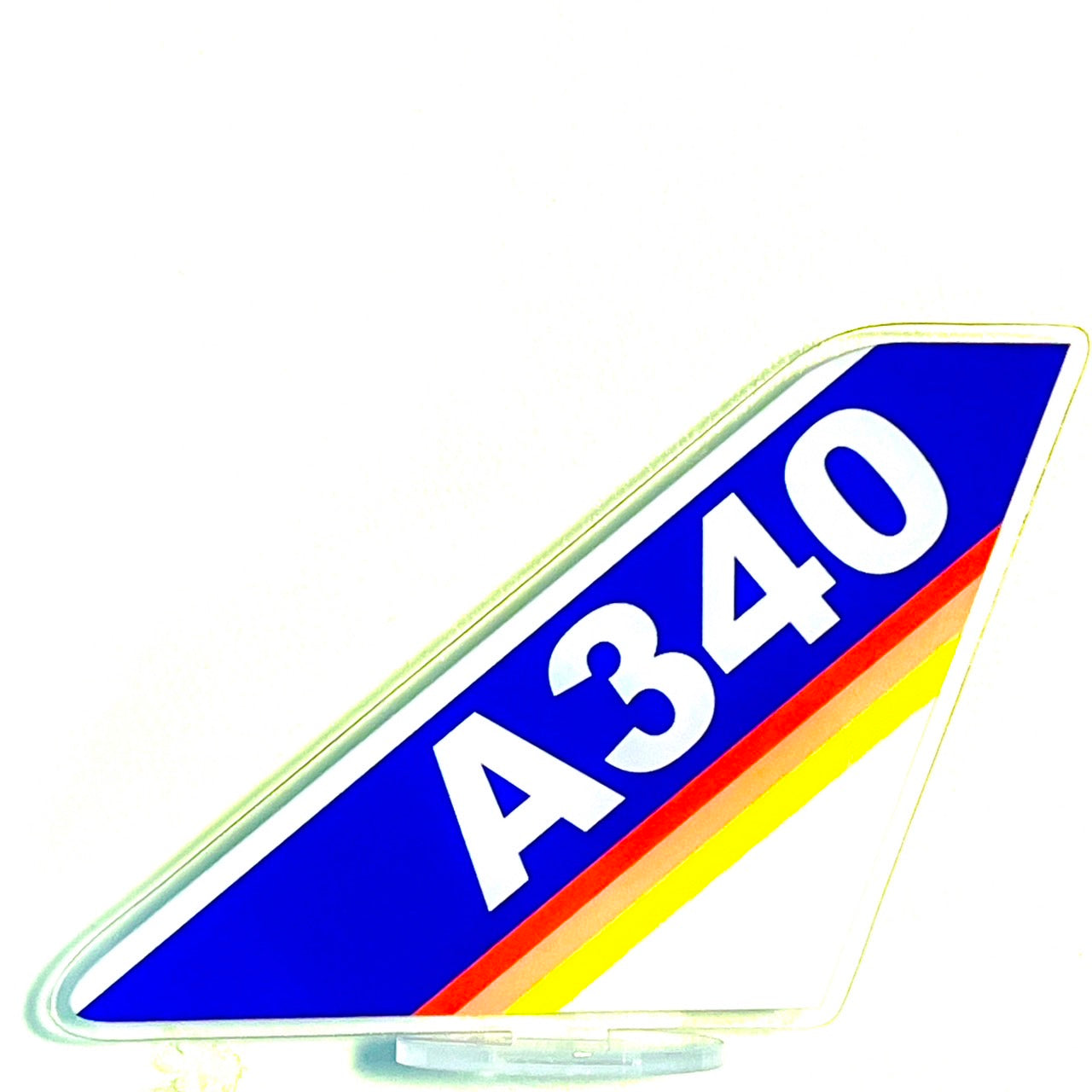 RBF絕版  A340 Plastic tail 12x16cm 飛機尾翼 A1216-T-A340 *free shipping* 全球免運費