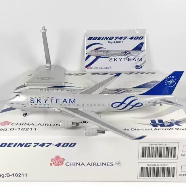 RBF現貨  HX 1:400 China Airlines 747-400 Skyt B612301 *free shipping* 全球免運費