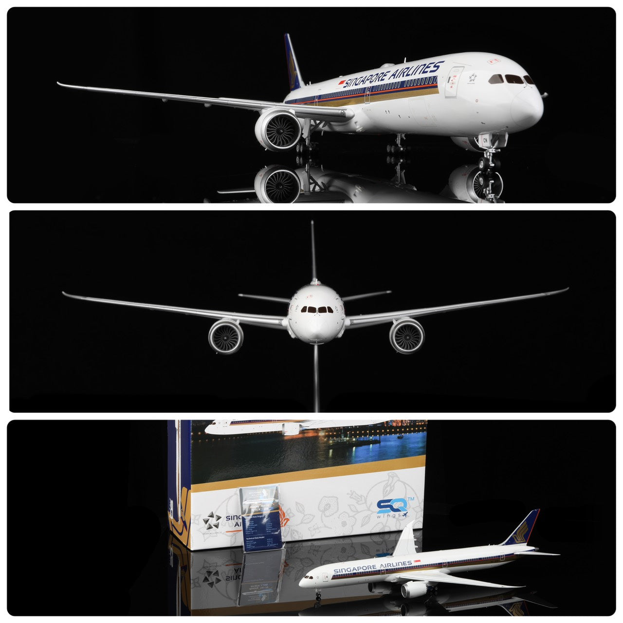RBF絕版 SQ 金屬 1:200 Singapore 787-10 9V-SCN L2038 *free shipping* 全球免運費