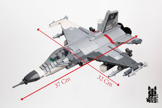 RBF絕版  ROCAF IDF Brick Kit 37cm 積木模型套件 MC18 *free shipping* 全球免運費
